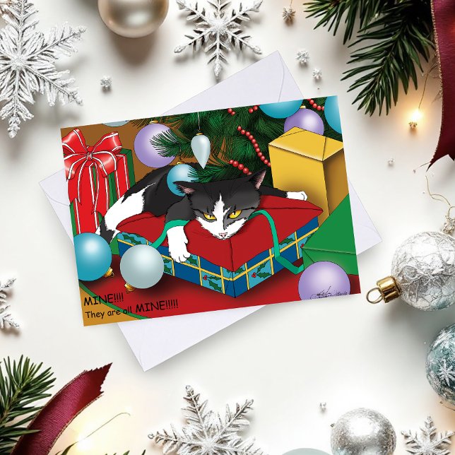 Gato de regalo de Navidad (Subido por el creador)
