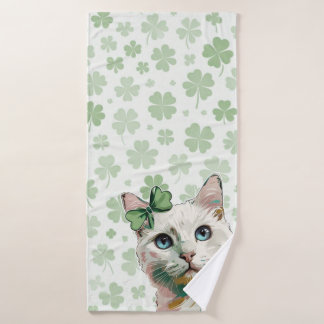 Gato de Shamrock con ojos azules
