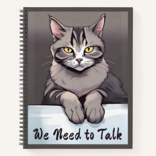 Gato de Stern Tabby pide un diario serio para habl