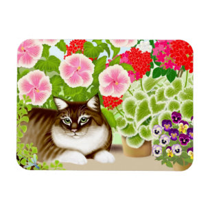 Gato de tigre en imán del premio de la selva del