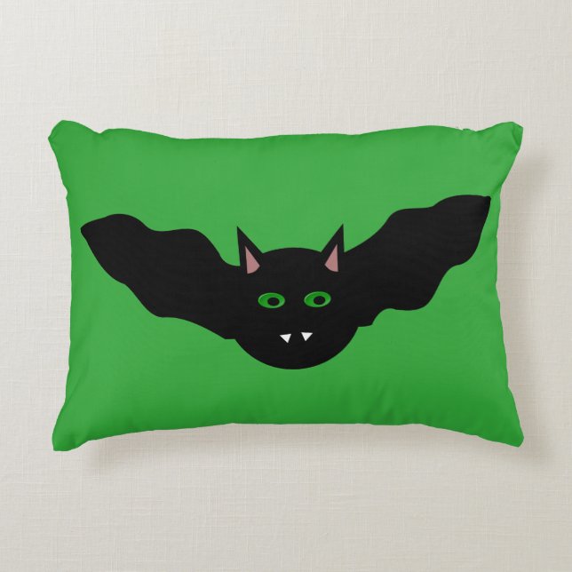 Gato de vampiro frente a la almohada de Bat Hallow (Anverso)