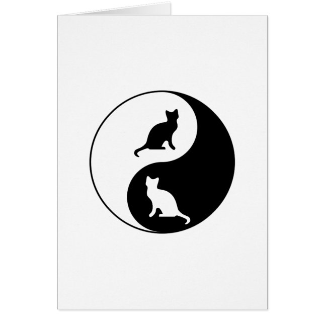 Gato de Yin y de Yang (Frente)