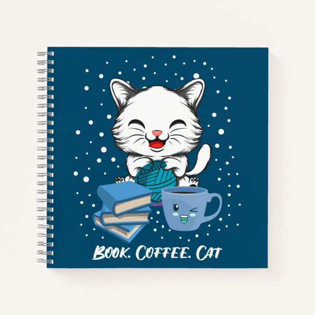 Gato del café del libro (Anverso)