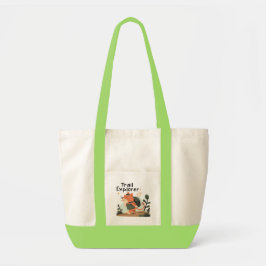 Gato del Explorador de pistas - Bolsa de tote