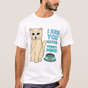 Gato del inspector de alimentos   Camiseta