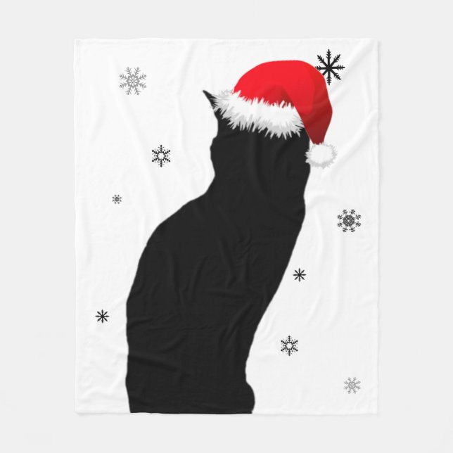 Gato del navidad con la manta del paño grueso y (Anverso)