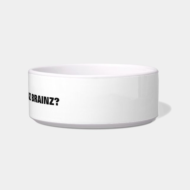 Gato del zombi puedo cuenco del alimento para (Derecha)