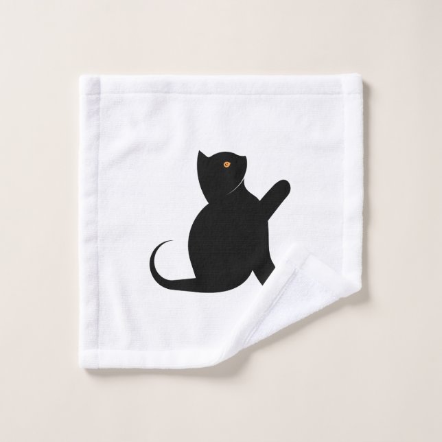 Gato diciendo hola (Toallita)
