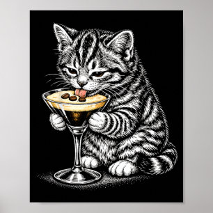 Gato Divertido Café Cola Arte Gatito Kit de Tinta 