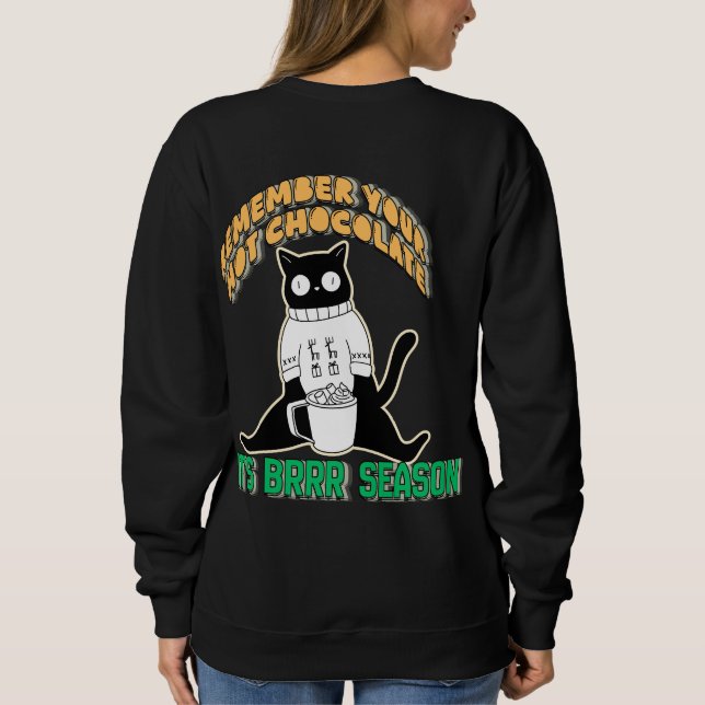 Gato Divertido Con Sudadera  (Reverso)