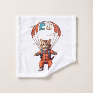 Gato Divertido en Paracaidismo