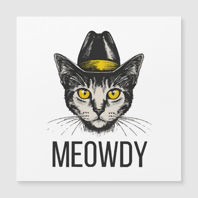 Gato Divertido Miau (Anverso)
