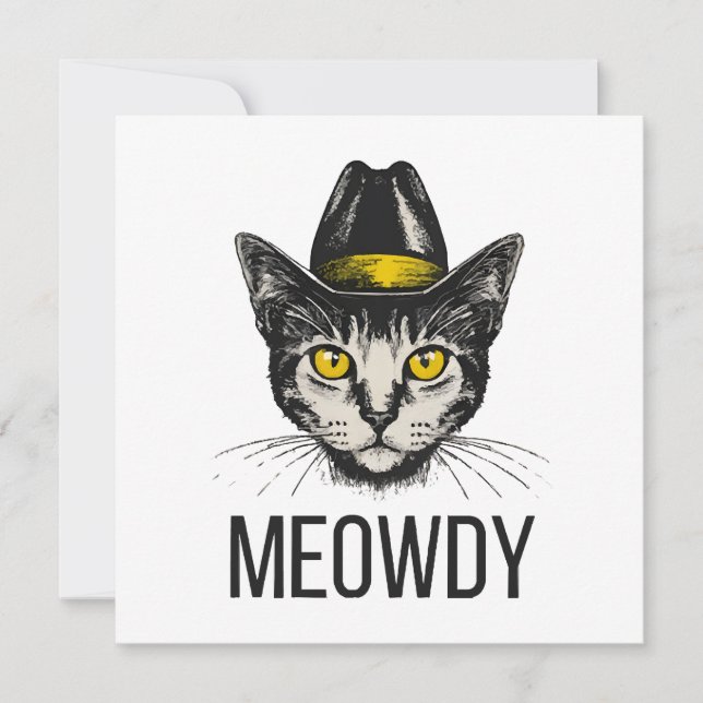 Gato Divertido Miau (Anverso)