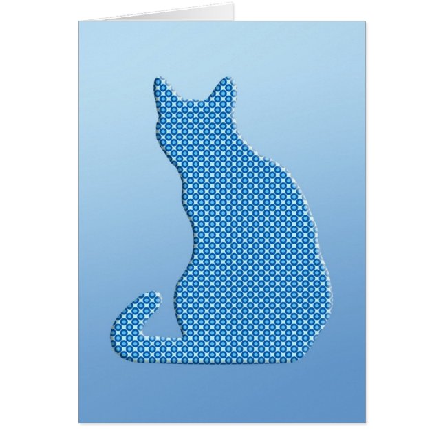 Gato Dotty - tonos azules (Frente)