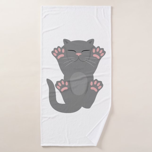 Gato durmiendo (Toalla de baño)