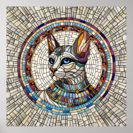 Gato egipcio - Arte Mosaico