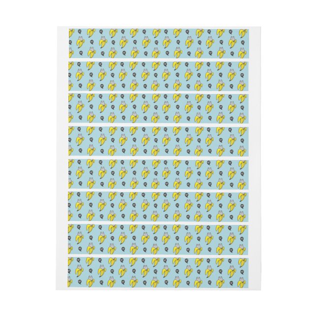 Gato en banana (hoja)