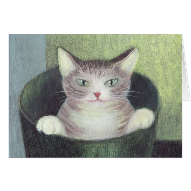 Gato en cubo (Anverso (Horizontal))