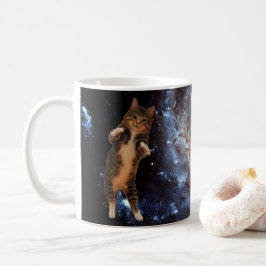 Gato en el espacio - taza