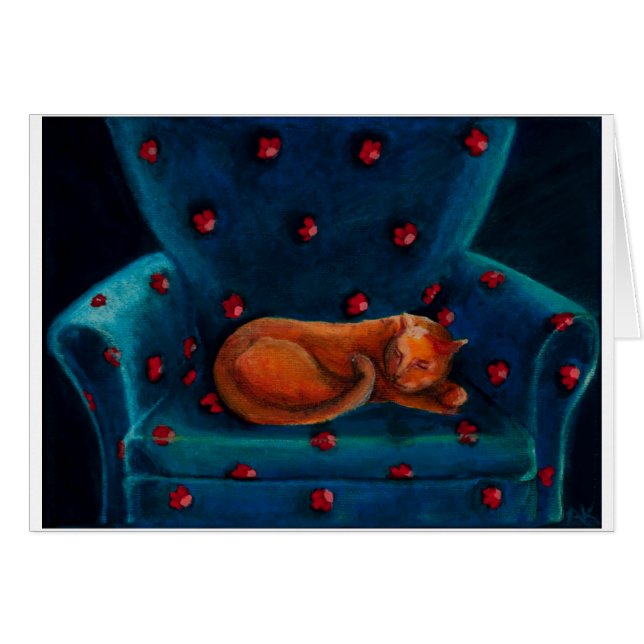 gato en silla (Anverso (Horizontal))