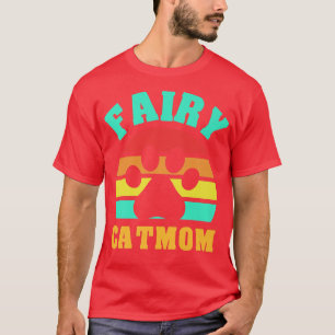 Gato Fairy Mom Funny Cat Camiseta