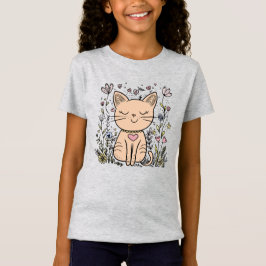 Gato feliz | Camiseta Cat Personalizado Cute