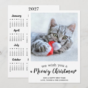 Gato Feliz Navidad Calendario de Fotos de Mascotas