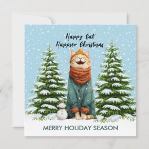 *Gato Feliz Navidad Más Feliz