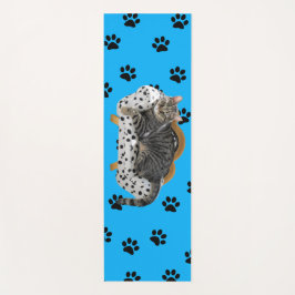 Gato flojo yoga Mat Lazy con patas