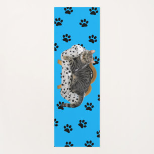 Gato flojo yoga Mat Lazy con patas