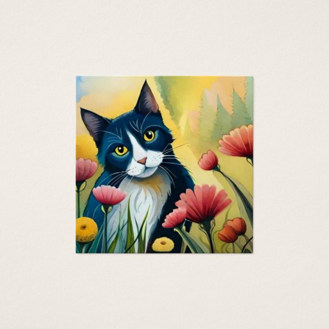 gato FLoral (Anverso)