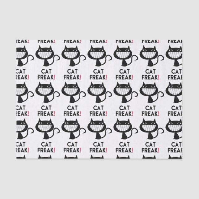 ¡Gato Freak! Papel de tono divertido (Anverso)