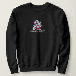 Gato genial sudadera de moda gatito descarado