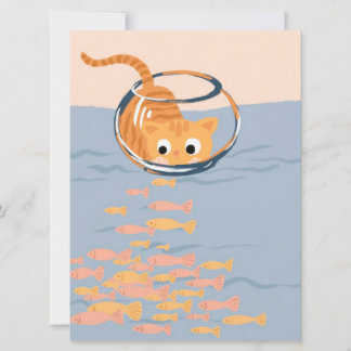 Gato gracioso en peces acuarios|Acuario colorido