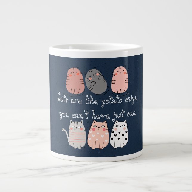 Gato gracioso, taza de especialidad de gato lindo (Frente)
