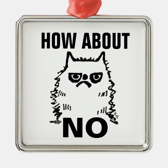 GATO GRUMPY, QUÉ TAL SI NO HAY ORNAMENTOS DE CHIST (Frente)