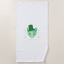 Gato Guay de toalla de playa