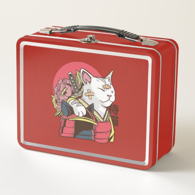 Gato Guerrero Samurái (Anverso)