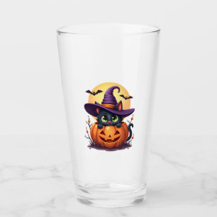 Gato Halloween Calabaza Gato Negro