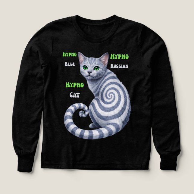 Gato Hipno Azul Ruso (Diseño frontal)