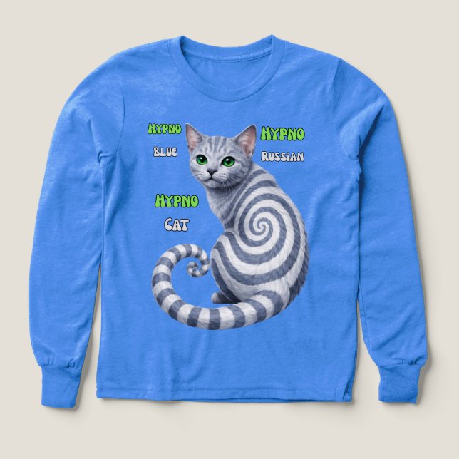 Gato Hipno Azul Ruso (Diseño frontal)