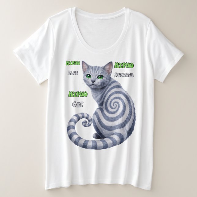 Gato Hipno Azul Ruso (Anverso del diseño)