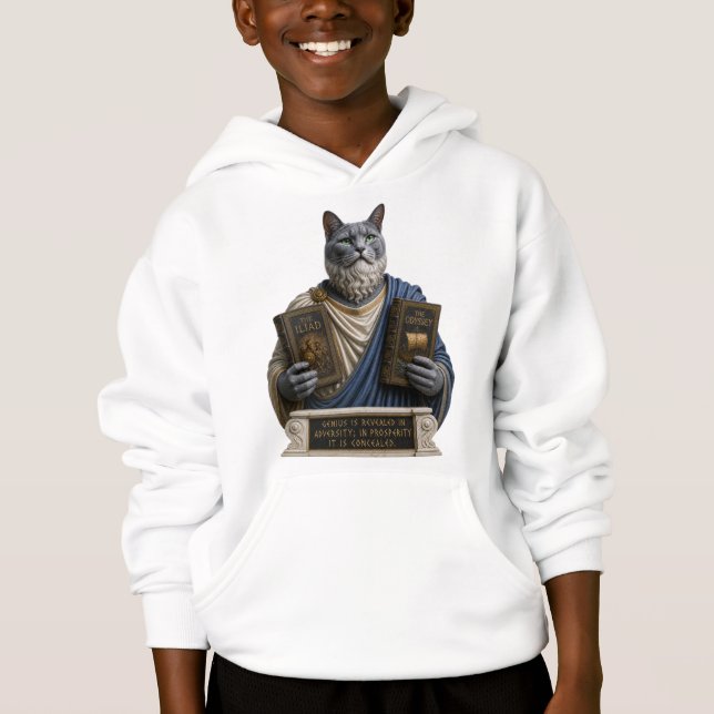 Gato homer azul ruso (Anverso)