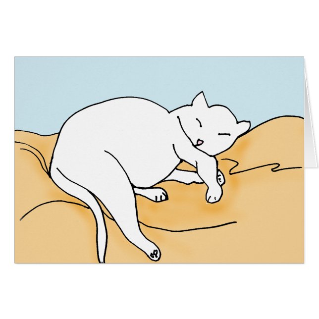 Gato II durmiente (Anverso (Horizontal))