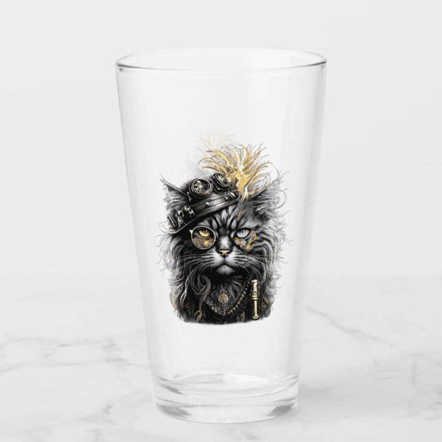 Gato impresionante de Steampunk  (Anverso)