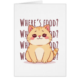 Gato Jengibre Hambriento 