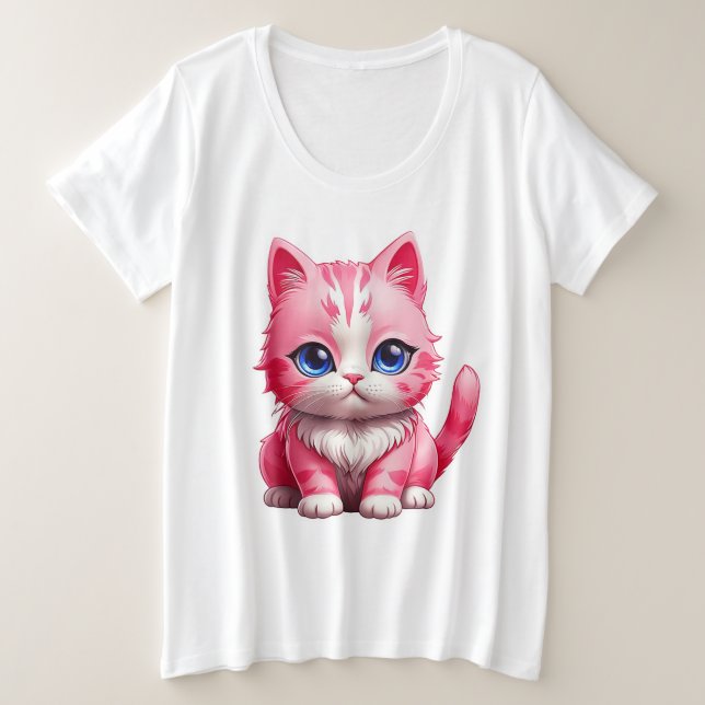 Gato Kitty Rosa (Anverso del diseño)