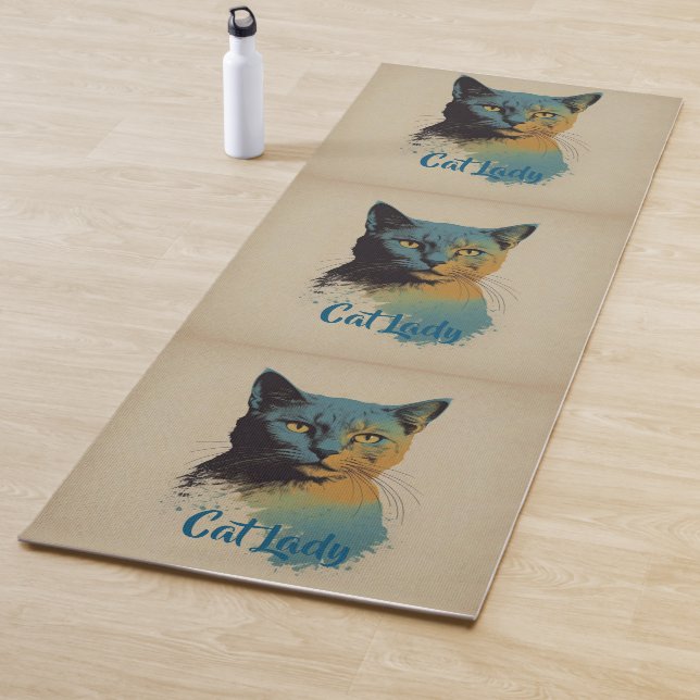Gato Lady Yoga Mat (In situ)