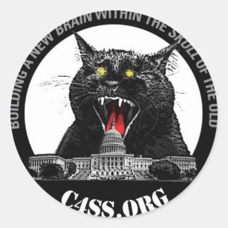 Gato láser para la dominación de pegatinas en C4SS