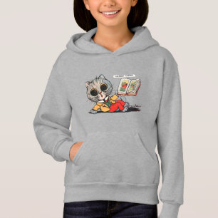 Gato leyendo un libro de imágenes, Louis Wain